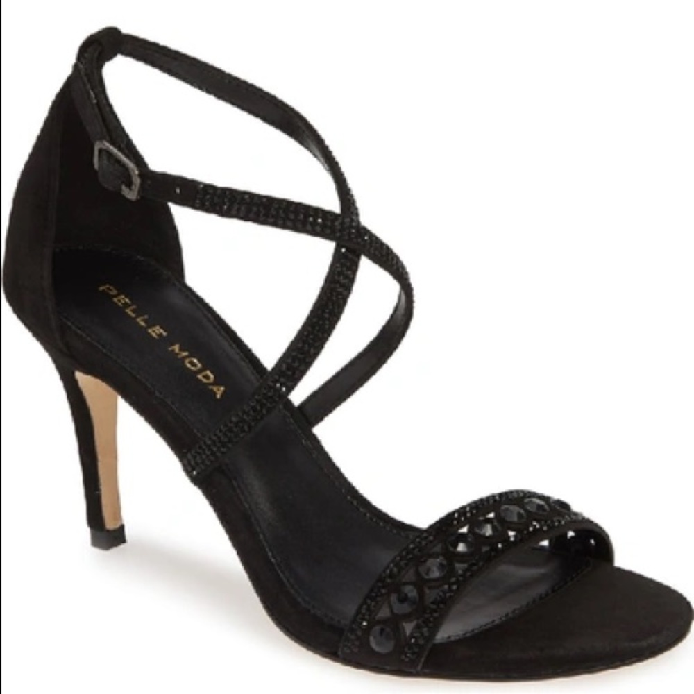 Pelle Moda Rory Heel- Black Suede